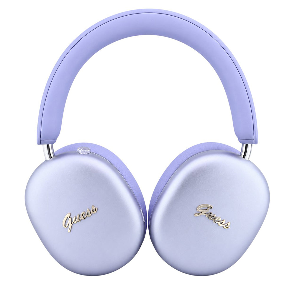 Manos libres Bluetooth Guess Metal Script Logo, A2DP, Morado