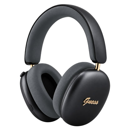 Auriculares Bluetooth manos libres Guess Metal Script Logo, A2DP, Negro