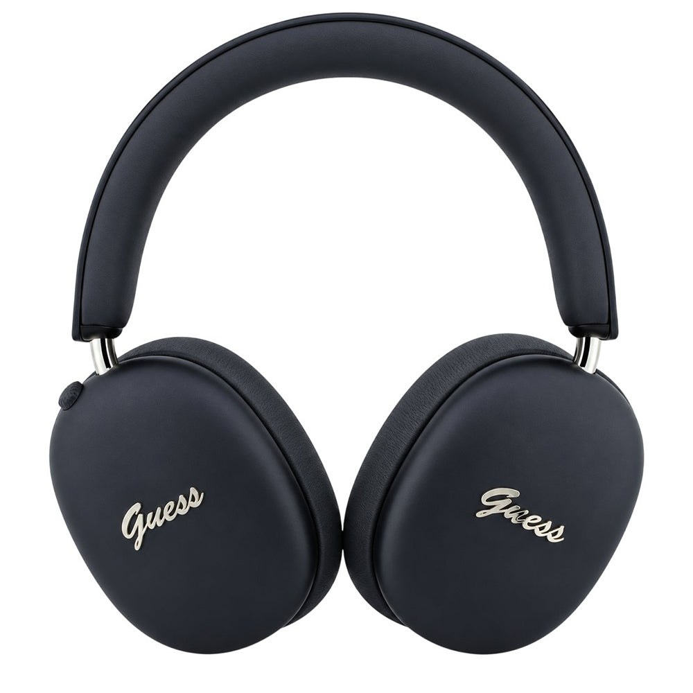 Auriculares Bluetooth manos libres Guess Metal Script Logo, A2DP, Negro