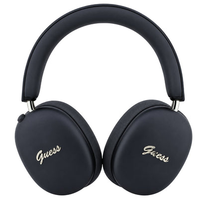 Auriculares Bluetooth manos libres Guess Metal Script Logo, A2DP, Negro