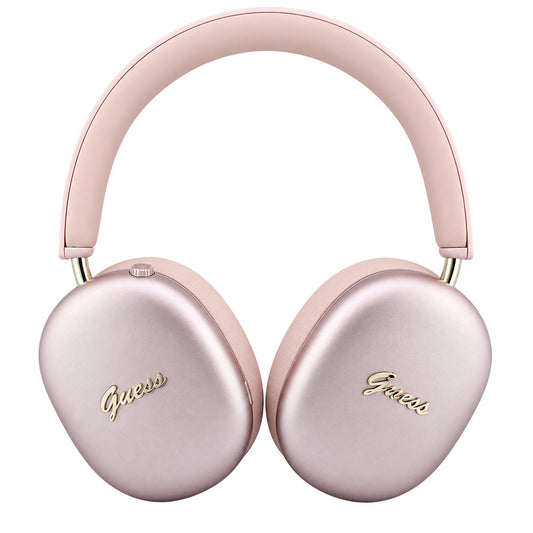 Auriculares Bluetooth Guess Metal Script Logo, A2DP, Rosa