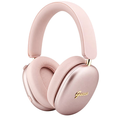 Auriculares Bluetooth Guess Metal Script Logo, A2DP, Rosa