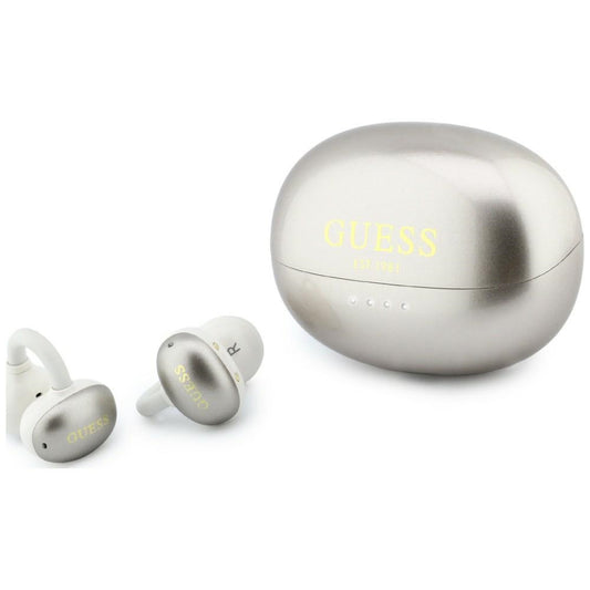 Manos libres Bluetooth Guess Acabado Metálico Partes Electropulidas Clásico, TWS, Dorado
