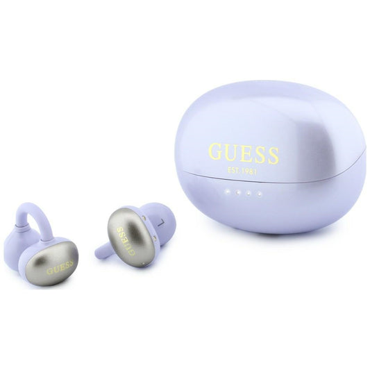 Manos libres Bluetooth Guess Acabado Metálico Partes Electropulidas Clásico, TWS, Morado