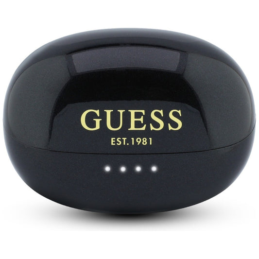 Manos libres Bluetooth Guess Acabado Metálico Partes Electropulidas Clásico, TWS, Negro