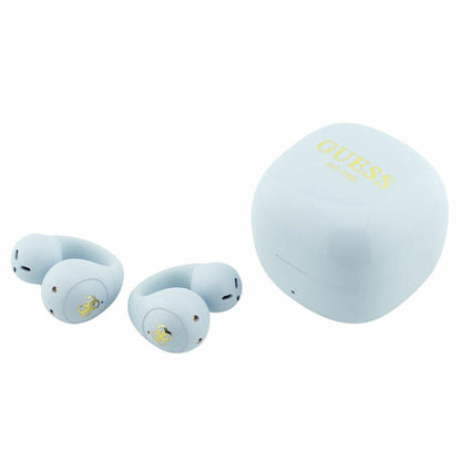 Manos libres Bluetooth Guess Mini Classic, TWS, Turquesa