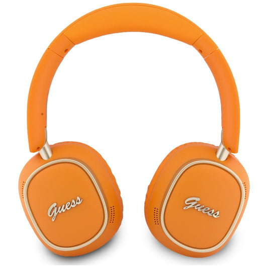 Manos libres Bluetooth Guess Rectangle Metal Script, A2DP, Naranja
