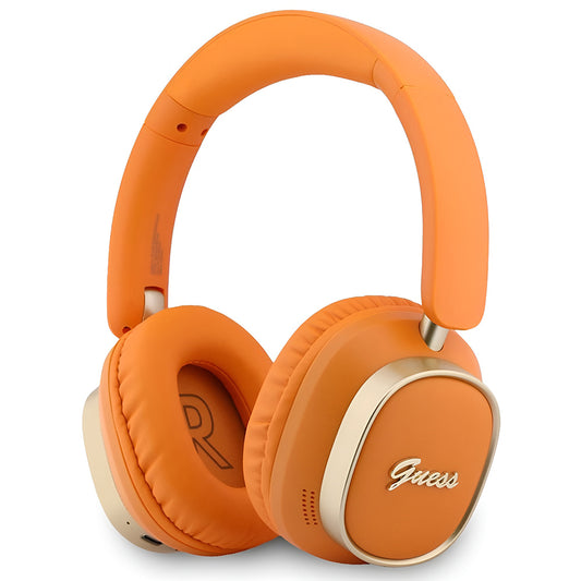 Manos libres Bluetooth Guess Rectangle Metal Script, A2DP, Naranja