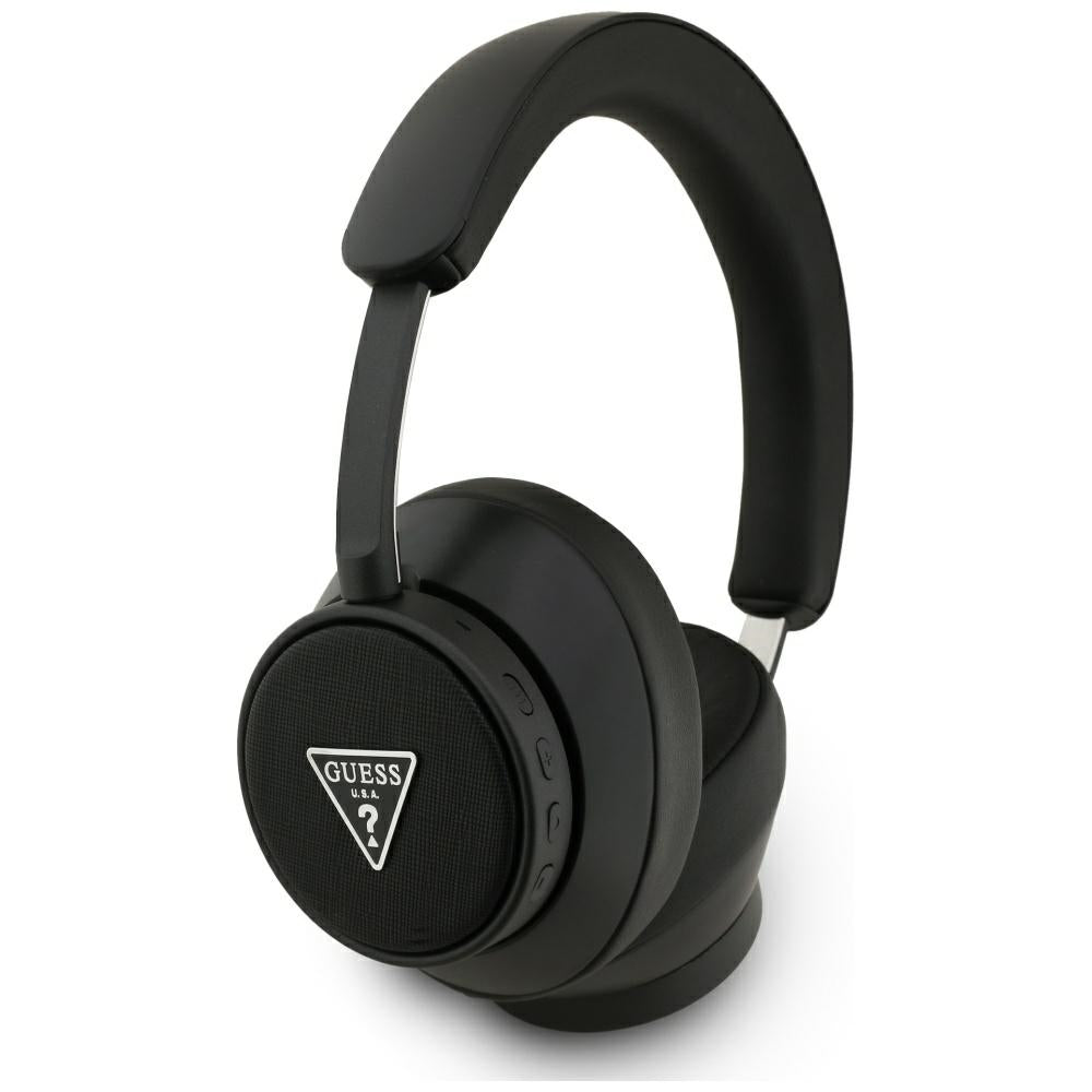 Manos libres Bluetooth Guess Saffiano Triangle Logo, A2DP, Negro