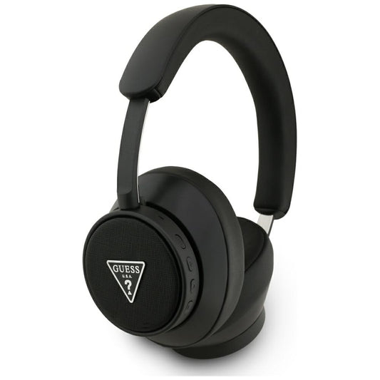 Manos libres Bluetooth Guess Saffiano Triangle Logo, A2DP, Negro