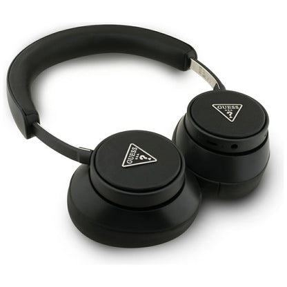 Manos libres Bluetooth Guess Saffiano Triangle Logo, A2DP, Negro