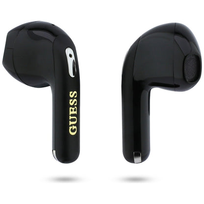Auriculares Bluetooth Guess Script Print, TWS, Negro