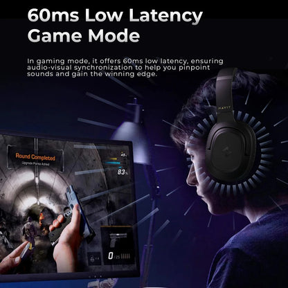 Manos libres Bluetooth HAVIT H612BT, A2DP, Negro