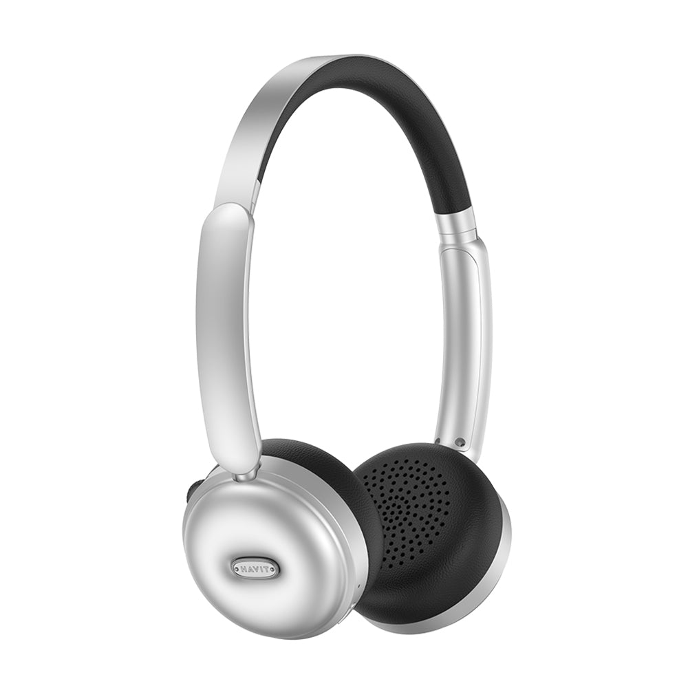 Manos libres Bluetooth HAVIT H616BT, A2DP, Plata Negro