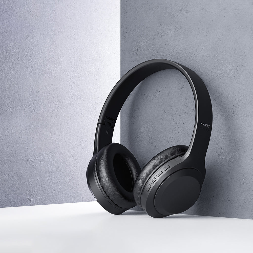 Manos libres Bluetooth HAVIT H628BT, A2DP, Negro