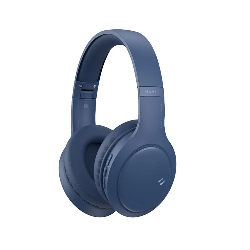 Manos libres Bluetooth HAVIT H633BT, Multipunto, A2DP, Azul