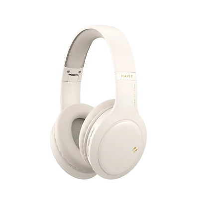 Manos libres Bluetooth HAVIT H633BT, Multipunto, A2DP, Beige