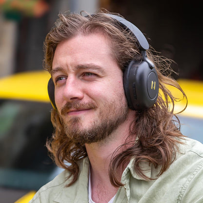 Handsfree Bluetooth HAVIT H655BT Pro, Multipoint, A2DP, ANC, Negro