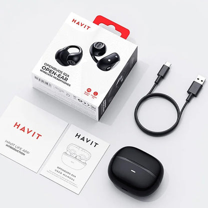 Handsfree Bluetooth HAVIT OWS916, TWS, Negro