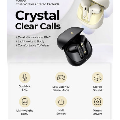 Manos libres Bluetooth HAVIT TW905, TWS, Beige