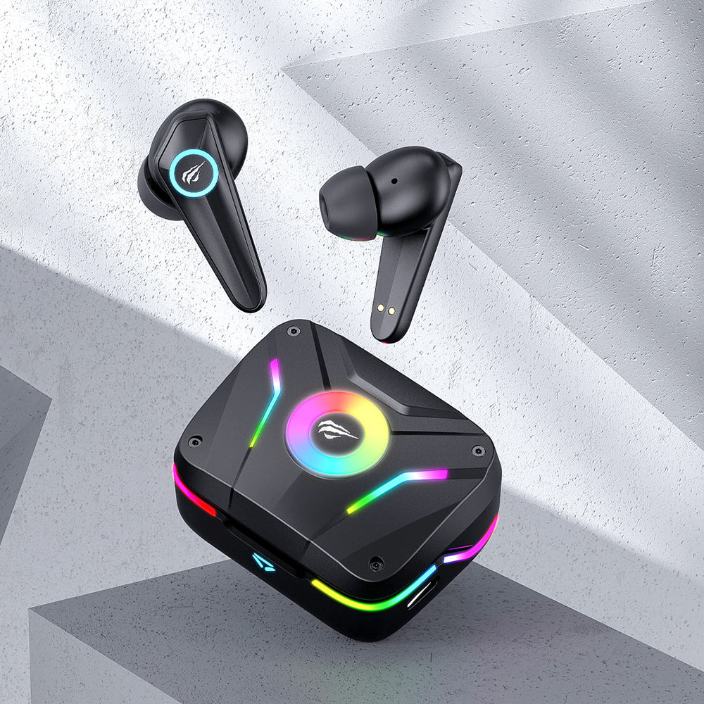 Handsfree Bluetooth HAVIT TW952 PRO RGB, TWS, Negro