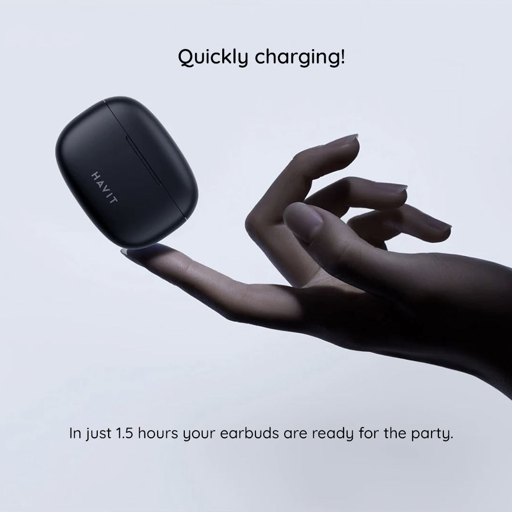Auriculares Bluetooth manos libres HAVIT TW967 Pro, TWS, Negro