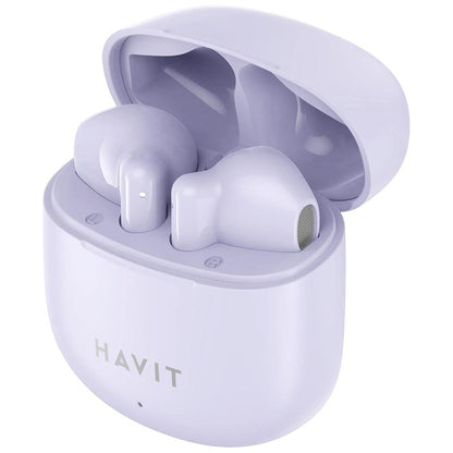 Manos libres Bluetooth HAVIT TW976, TWS, Morado
