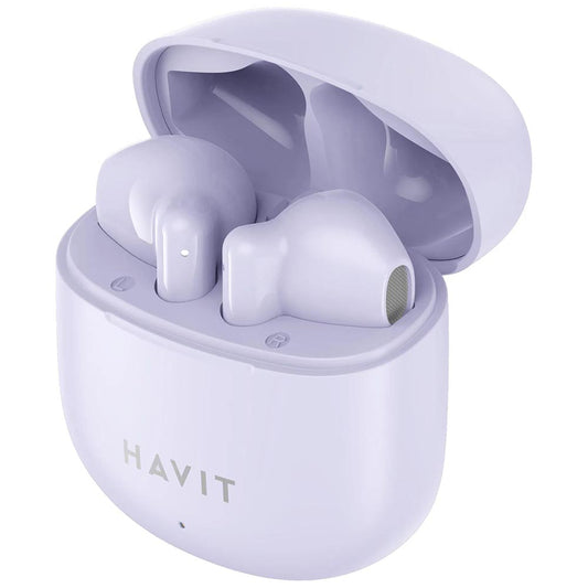 Manos libres Bluetooth HAVIT TW976, TWS, Morado