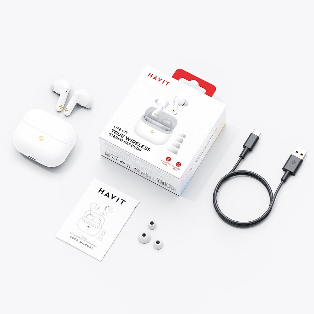 Auriculares Bluetooth HAVIT TW982, TWS, Verde