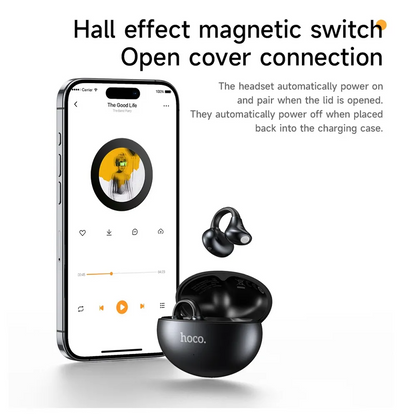 Handsfree Bluetooth HOCO EA8, TWS, Blanco