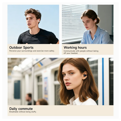 Handsfree Bluetooth HOCO EA8, TWS, Negro