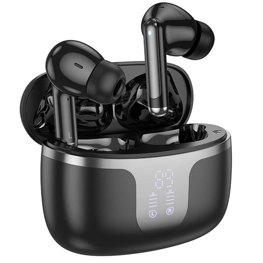 Manos libres Bluetooth HOCO EQ10, TWS, Negro 