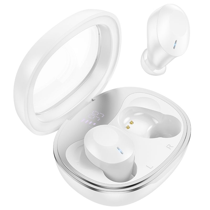 Manos libres Bluetooth HOCO EQ3, TWS, Blanco