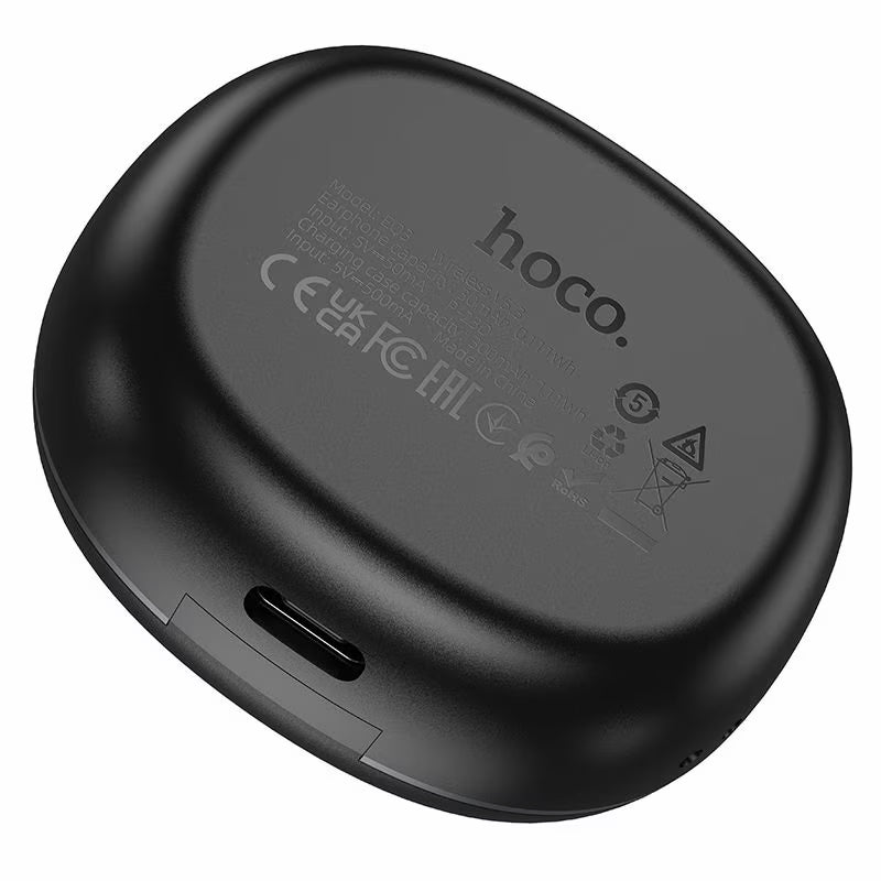 Auriculares Bluetooth HOCO EQ3, TWS, Negro