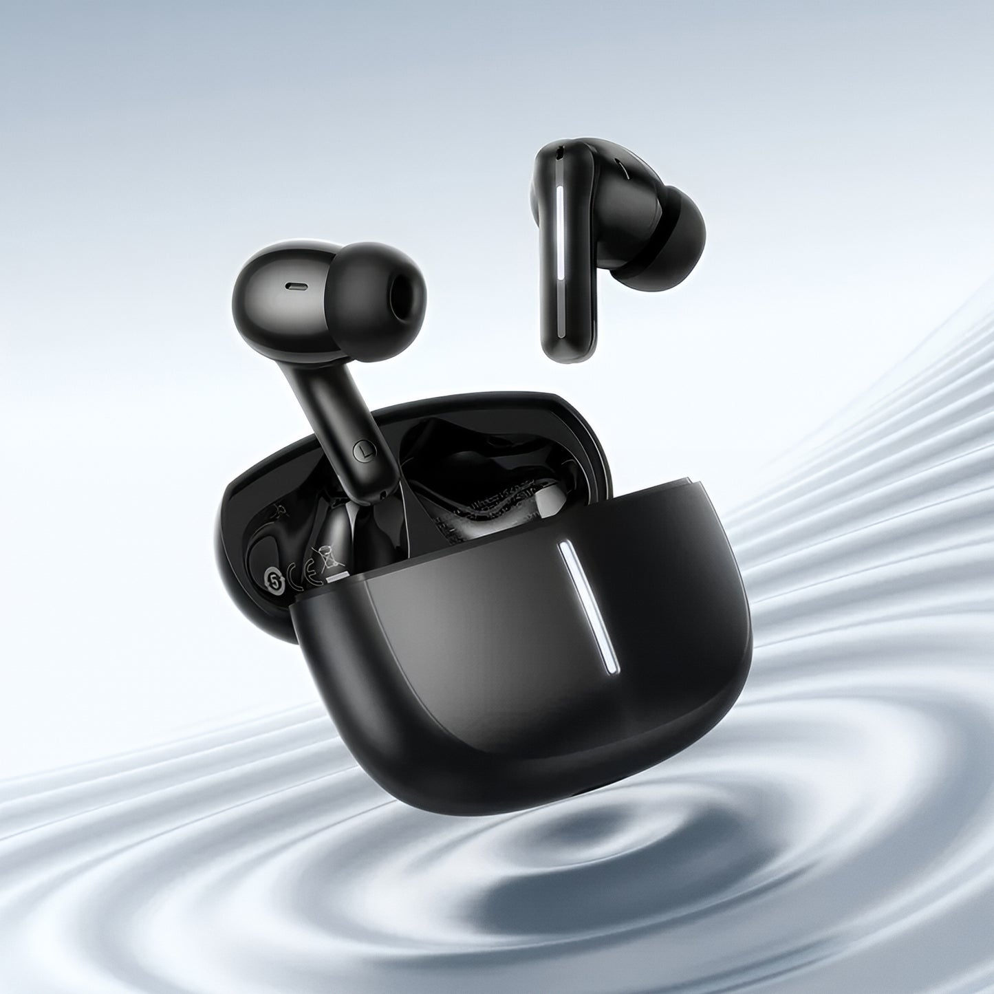 Manos libres Bluetooth HOCO EQ34 Plus, TWS, ANC, Negro