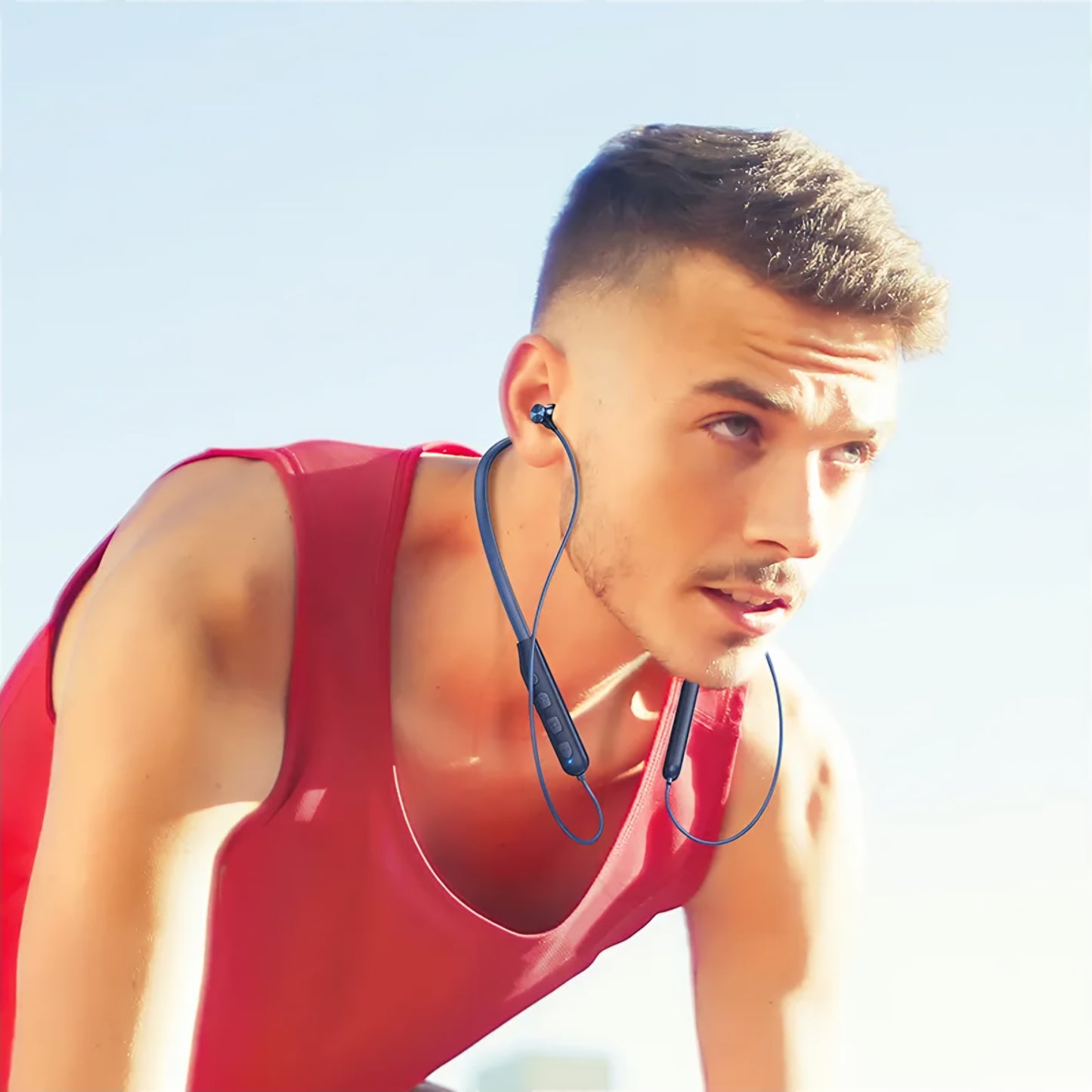 Manos libres Bluetooth HOCO ES64, A2DP, Azul
