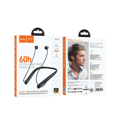 Manos libres Bluetooth HOCO ES73, A2DP, Negro
