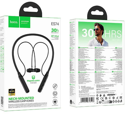 Auriculares Bluetooth HOCO ES74, A2DP, Negro