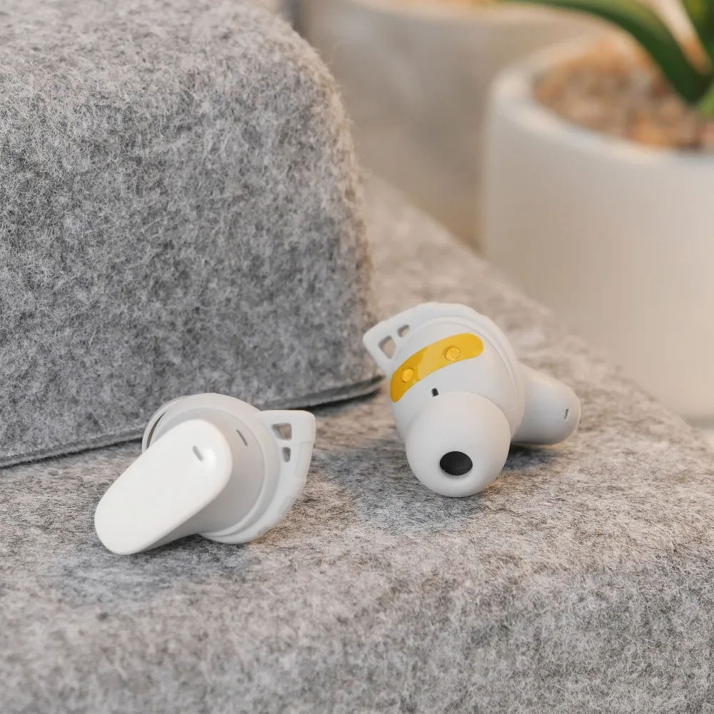 Manos libres Bluetooth HOCO EW203, TWS, Blanco