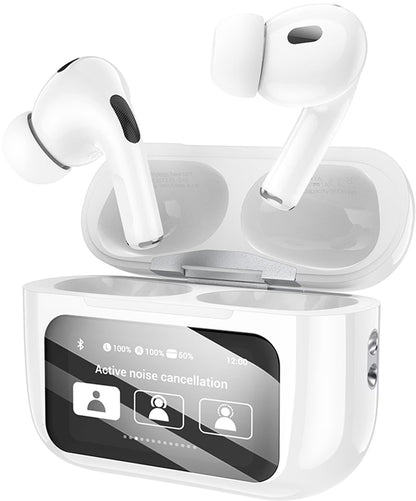Manos libres Bluetooth HOCO EW72, TWS, ANC, Blanco