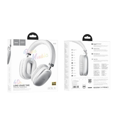 Manos libres Bluetooth HOCO W35, A2DP, Plateado