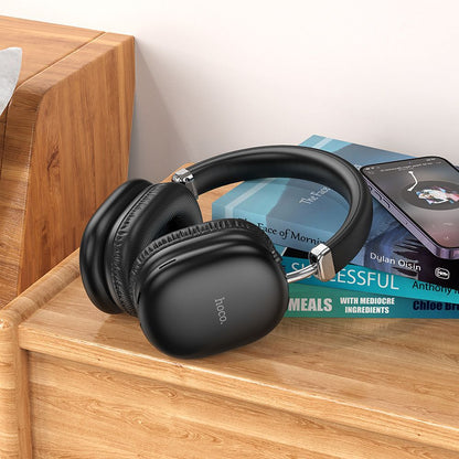 Manos libres Bluetooth HOCO W35 Max, A2DP, Negro