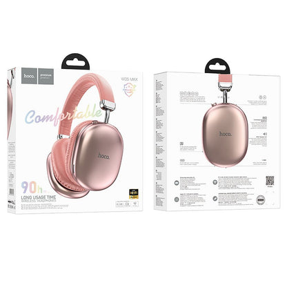Manos libres Bluetooth HOCO W35 Max, A2DP, Rosa