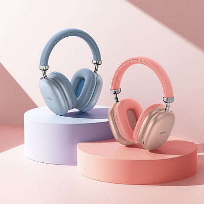 Manos libres Bluetooth HOCO W35 Max, A2DP, Rosa