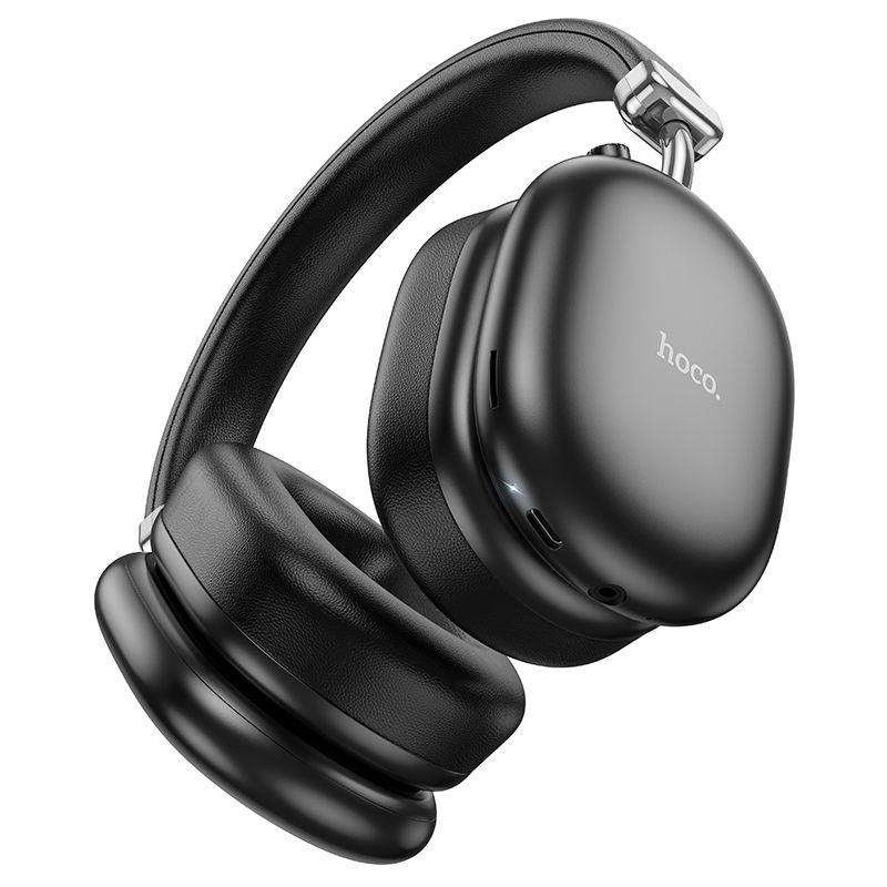 Manos libres Bluetooth HOCO W35 Max, A2DP, ANC, Negro