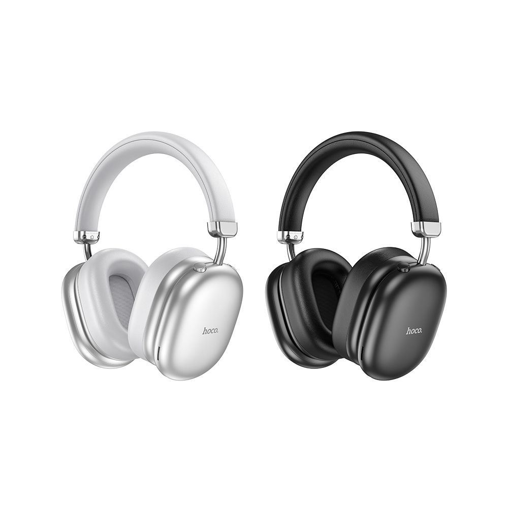 Auricular Bluetooth HOCO W35 Max, A2DP, ANC, Plateado