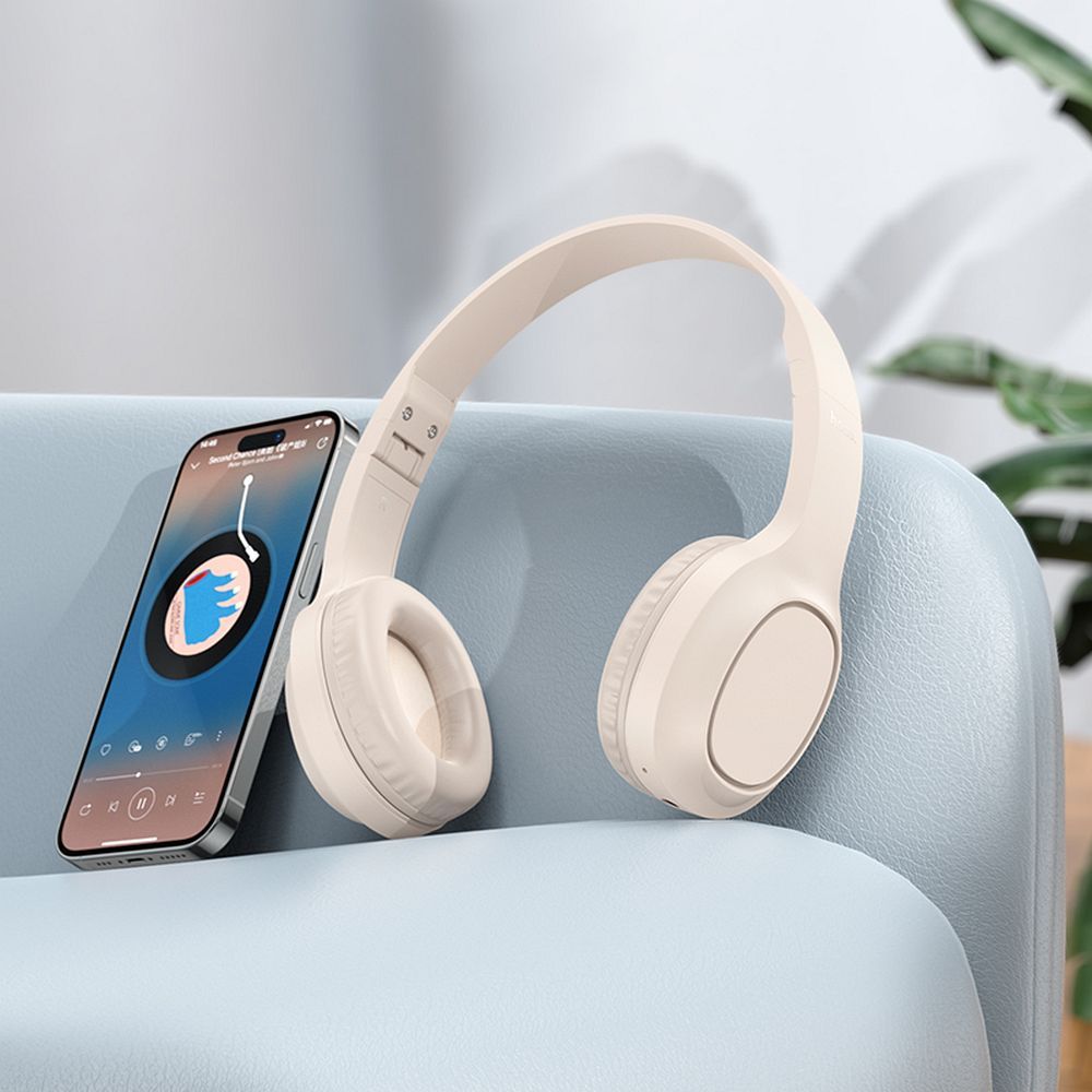Manos libres Bluetooth HOCO W46, A2DP, Blanco