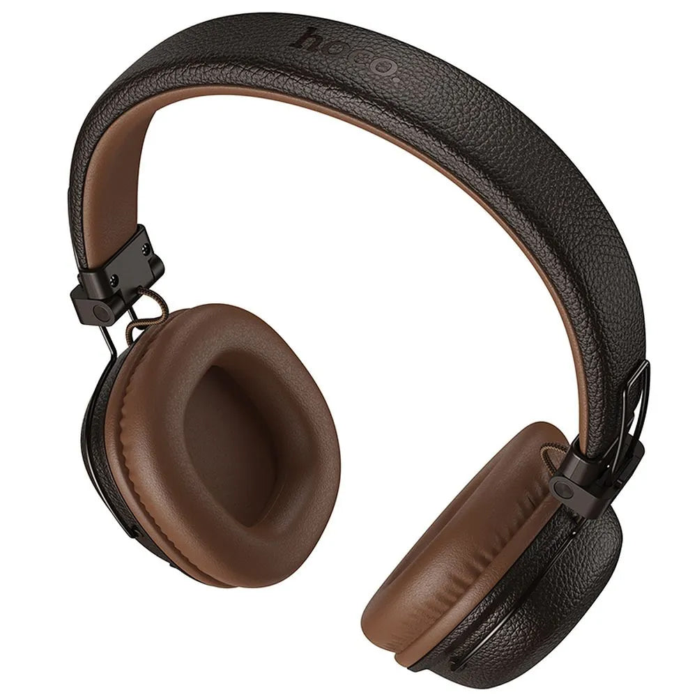 Manos libres Bluetooth HOCO W64, A2DP, Marrón