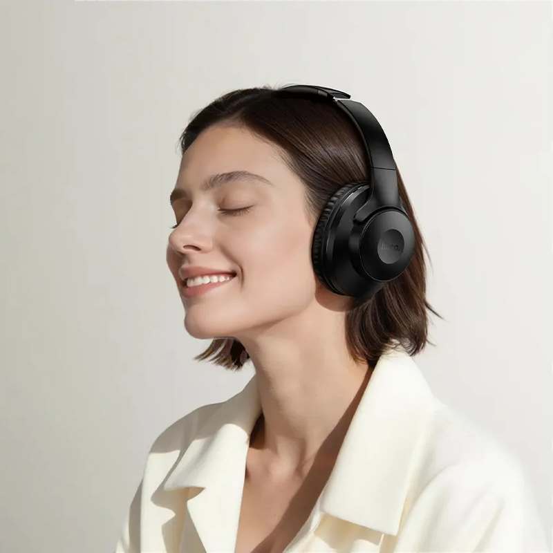 Manos libres Bluetooth HOCO W71, A2DP, Negro