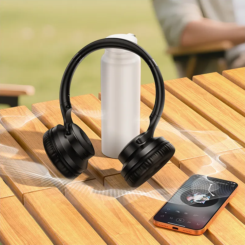 Manos libres Bluetooth HOCO W71, A2DP, Negro